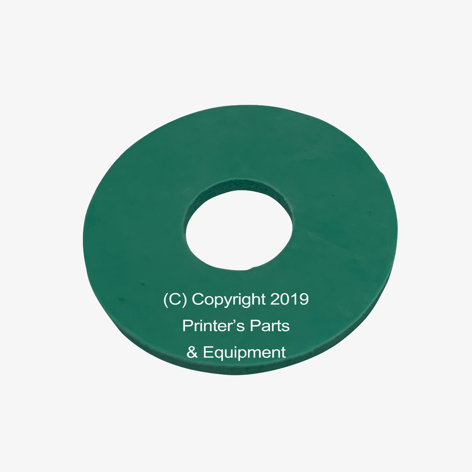 Flat Rubber Disc for Heidelberg 1 1/4″ x 7/16″ x 2mm / 31.8 x 11.1 x 2mm Qty 50