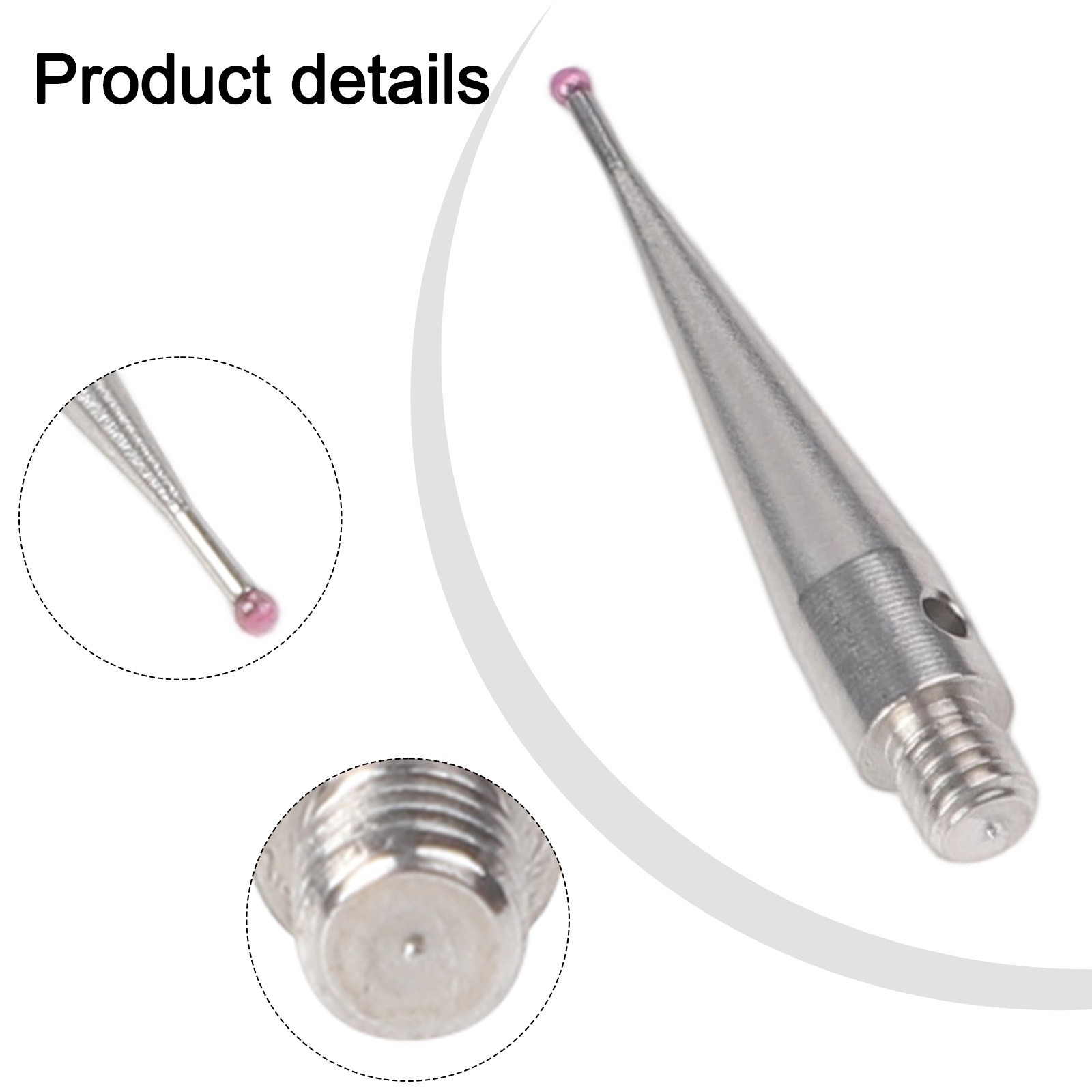 CMM Stylus 21mm Total Length 4mm Effective Length CNC Machine Applications