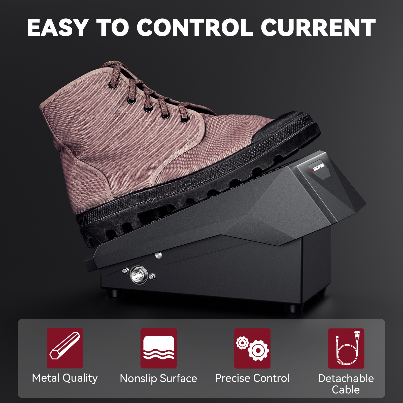 ARCCAPTAIN Foot Pedal Amp Control TIG Welder for TIG200 TIG200PACDC TIG205 Pro