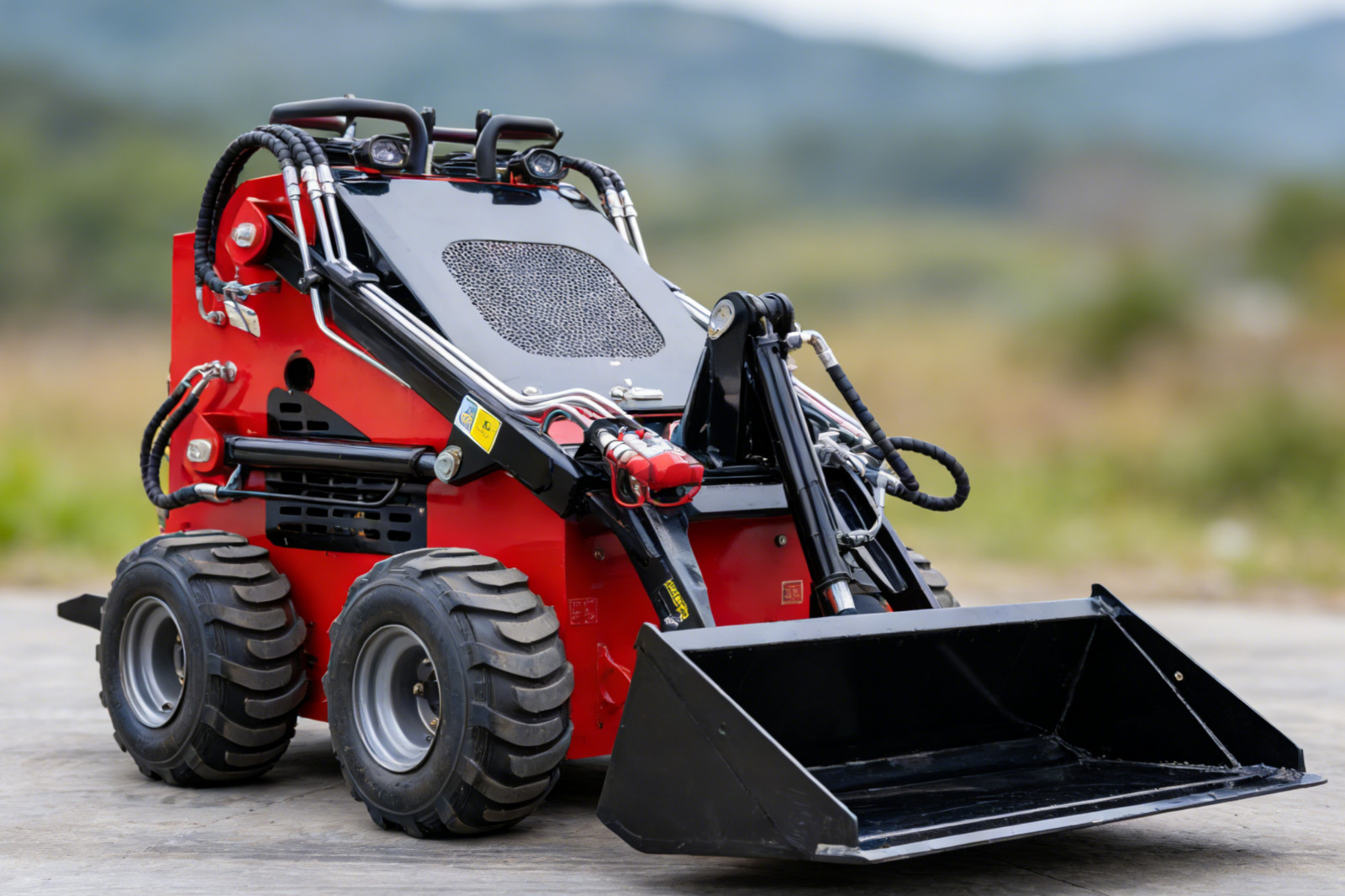 Free Ship MS380 MINI Skid Steer Loaders 23HP Wheeled Skid Steer EPA Gas Engine