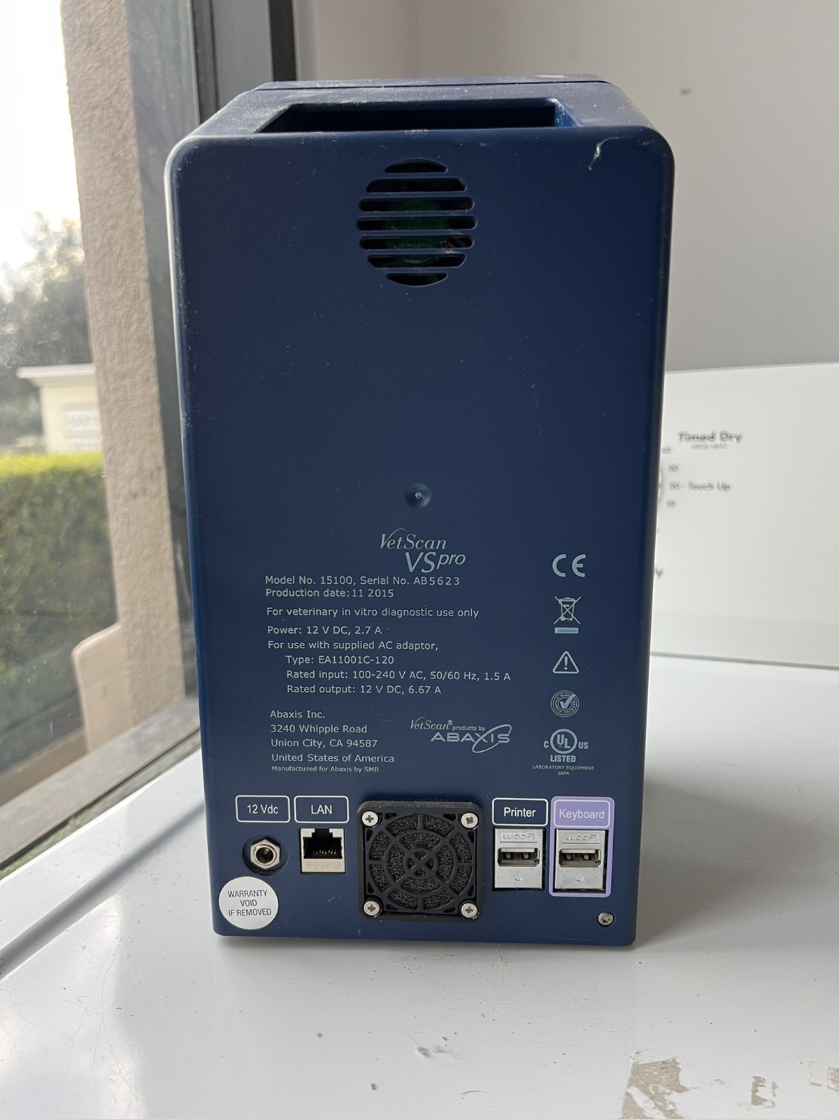 Vetscan VSPro Coagulation Analyzer. Abaxis (now Zoetis)
