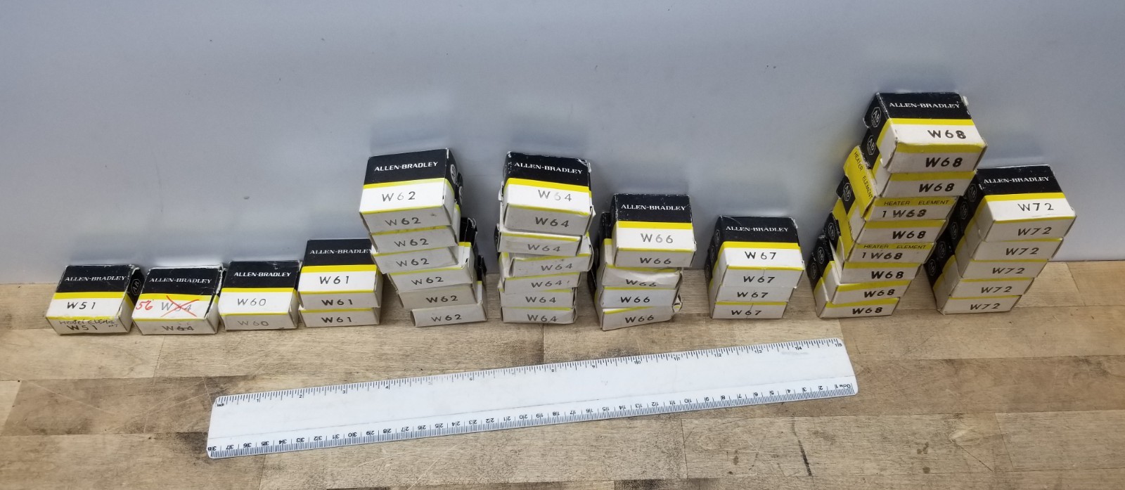 NEW ALLEN BRADLEY W STYLE OVERLOADS (W51 W56 W60 W61 W62 W64 W66 W67 W68 W72)