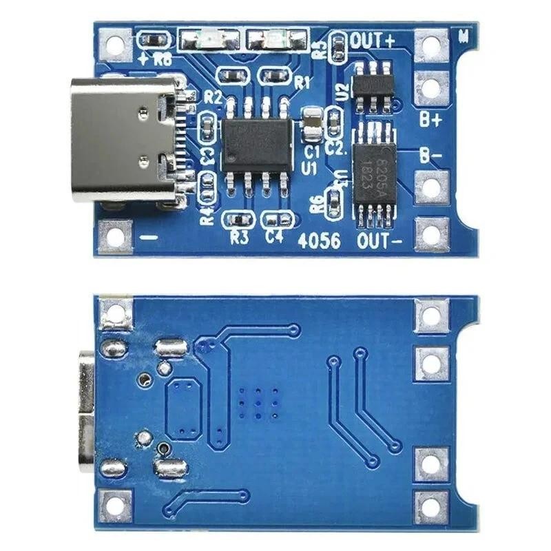 TP4056 18650 Lithium Battery Charger Module Type C Micro USB 5V 1A Board