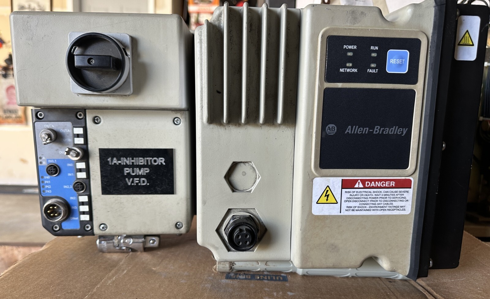 ALLEN BRADLEY 284D-FHD1P4D-10-CR SER C ARMORSTART CONTROL MODULE S/N: 1OA9E774