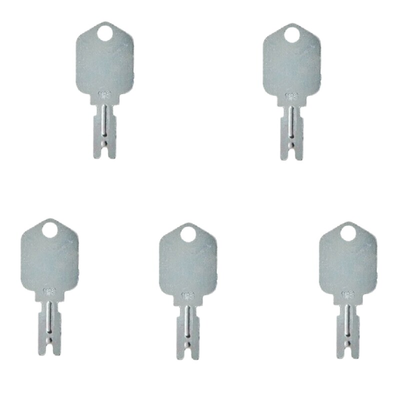 5pc Forklift Ignition Keys for CAT JLG Komatsu Forklift Ignition Key