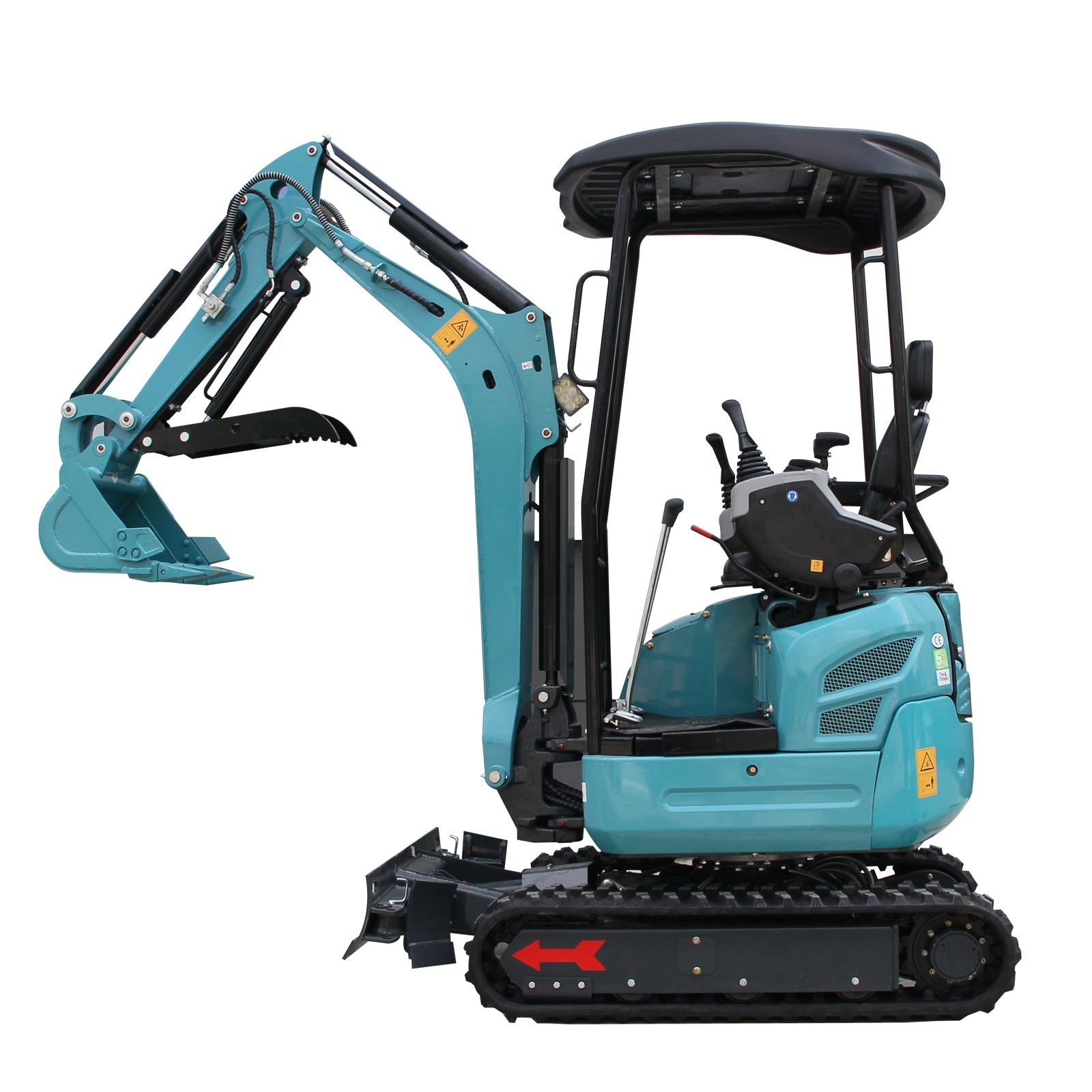 FREE SHIP 2.5Ton Mini Excavator KUBOTA D902 Diesel Side Swing Expand Track Pilot