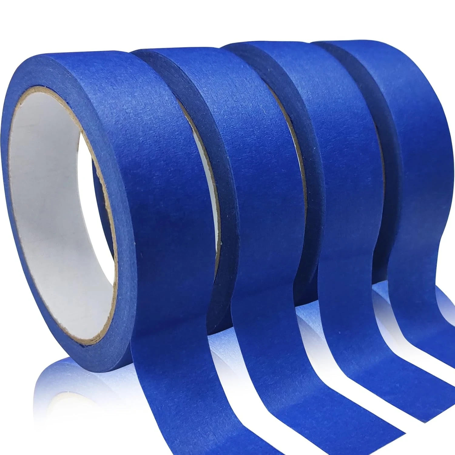 4 Rolls Blue Painters Tape, Masking Tape, Painter’S Tape, Painting Tape with Mul