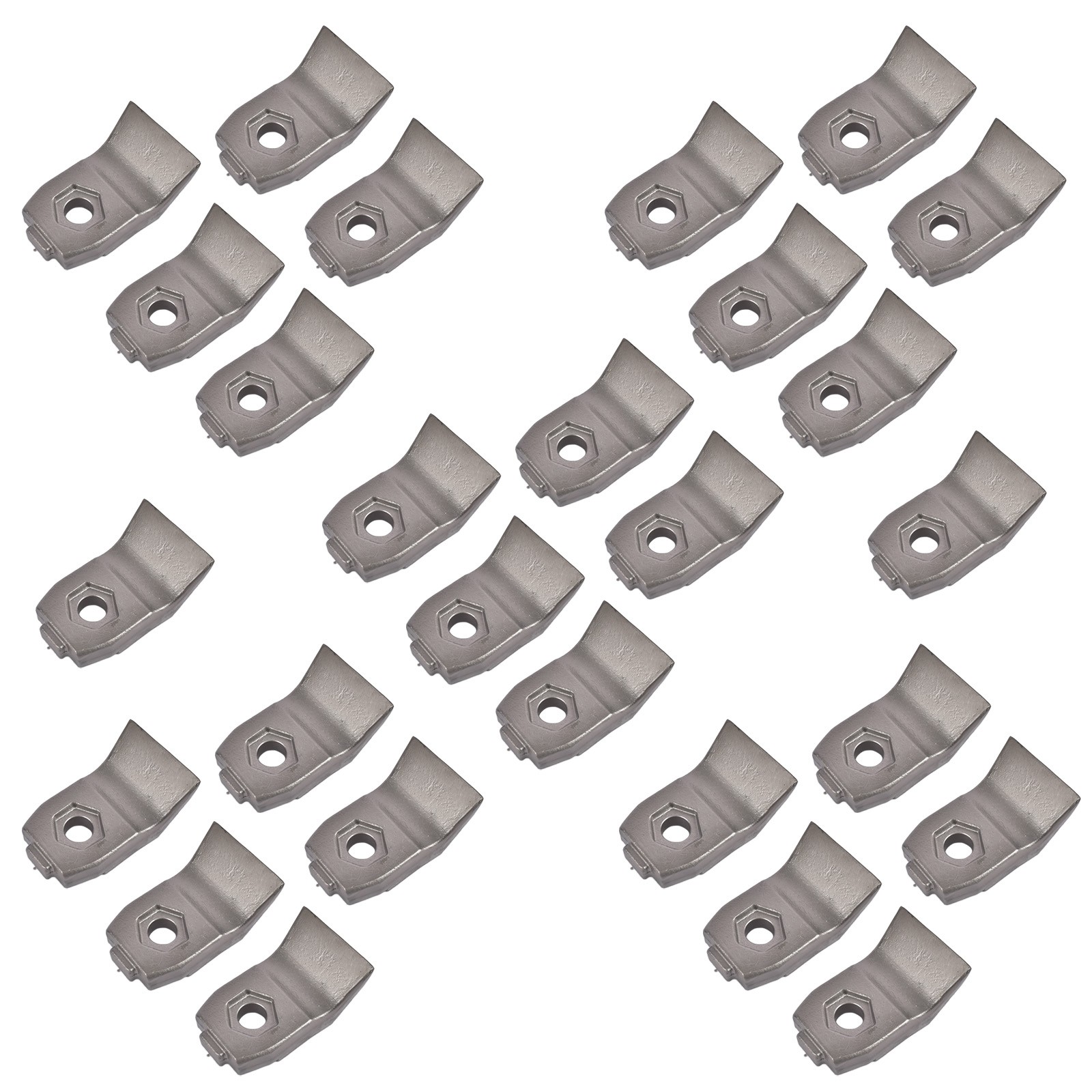 27Pcs F0010-3 Replacement Denis Cimaf Type 3 Teeth Silver Steel for DAH Series