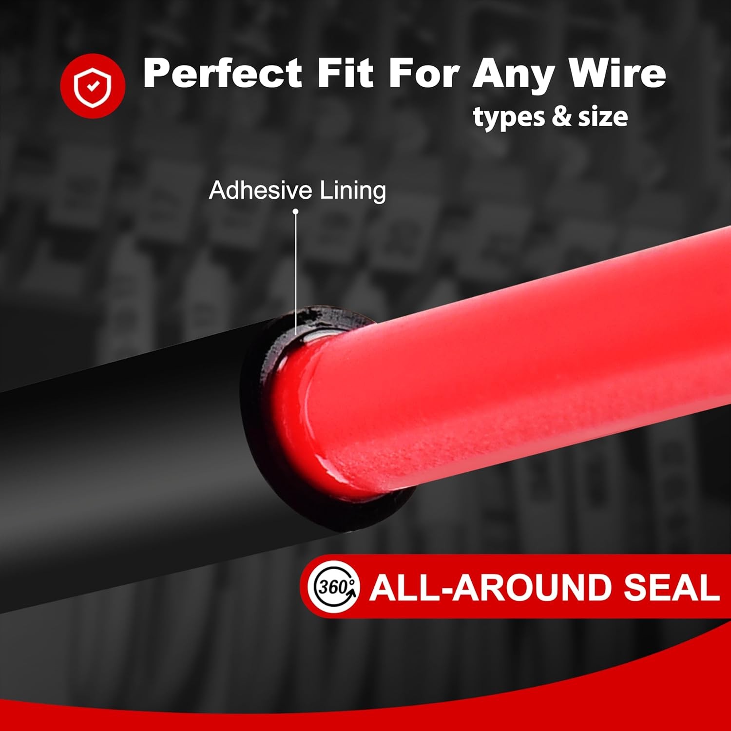 3/16 33ft 3 1 Heat Shrink Tubing Adhesive Lining Marine Grade, Ideal 33ft -Balck