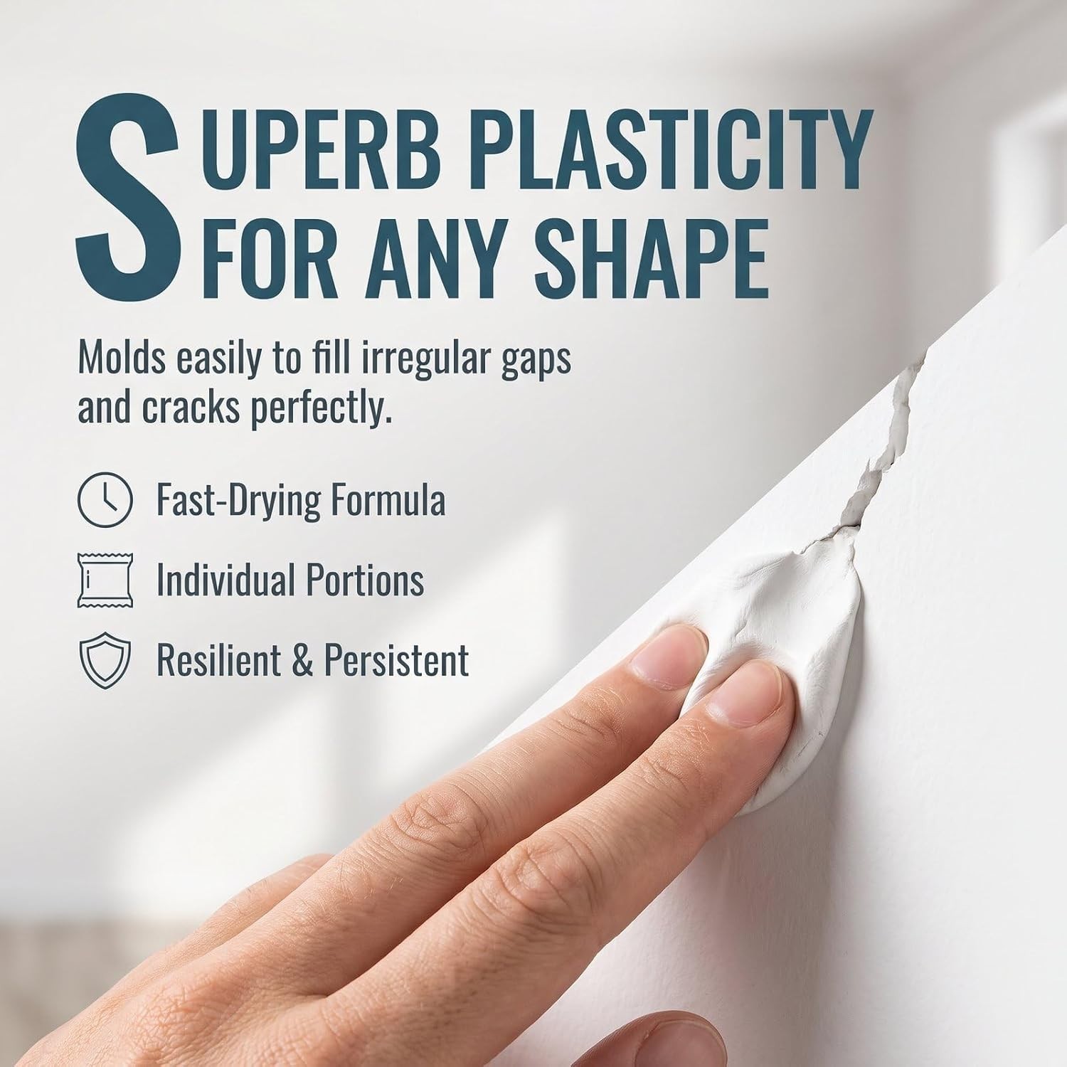 10 Pack Moldable Sealant Clay Fast Drying Mastic Putty Drain Pipe Hole Repair