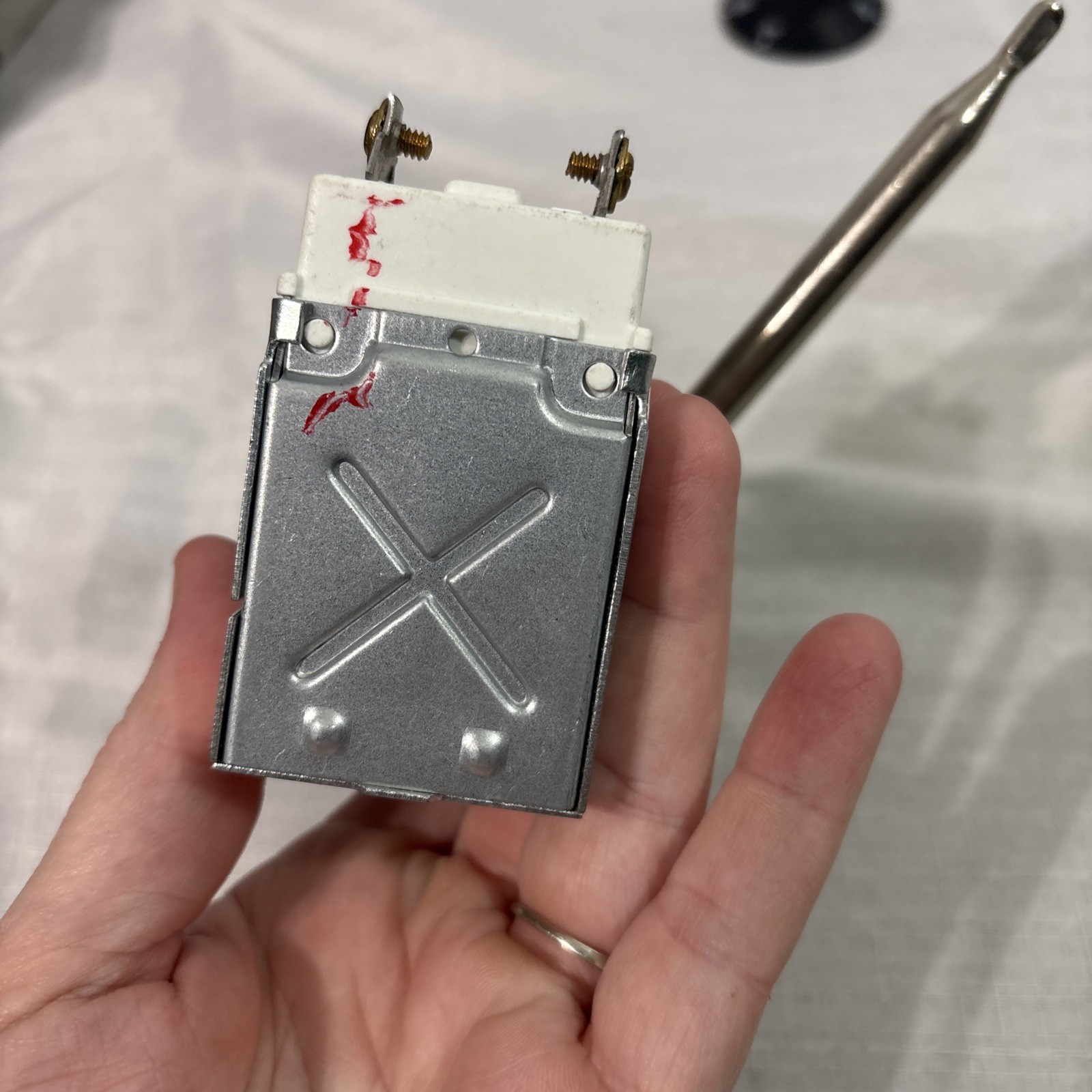 1175 Thermostat RX-1-36, 60125401 Thermostat for Fryer 1/4″ Mpt
