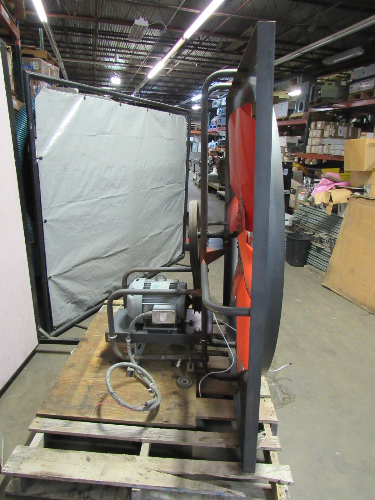 Dayton 60″ Belt Driven Exhaust Fan 6 Blade 66″X66″ Frame 10Hp 3Ph 230/460V 3C224