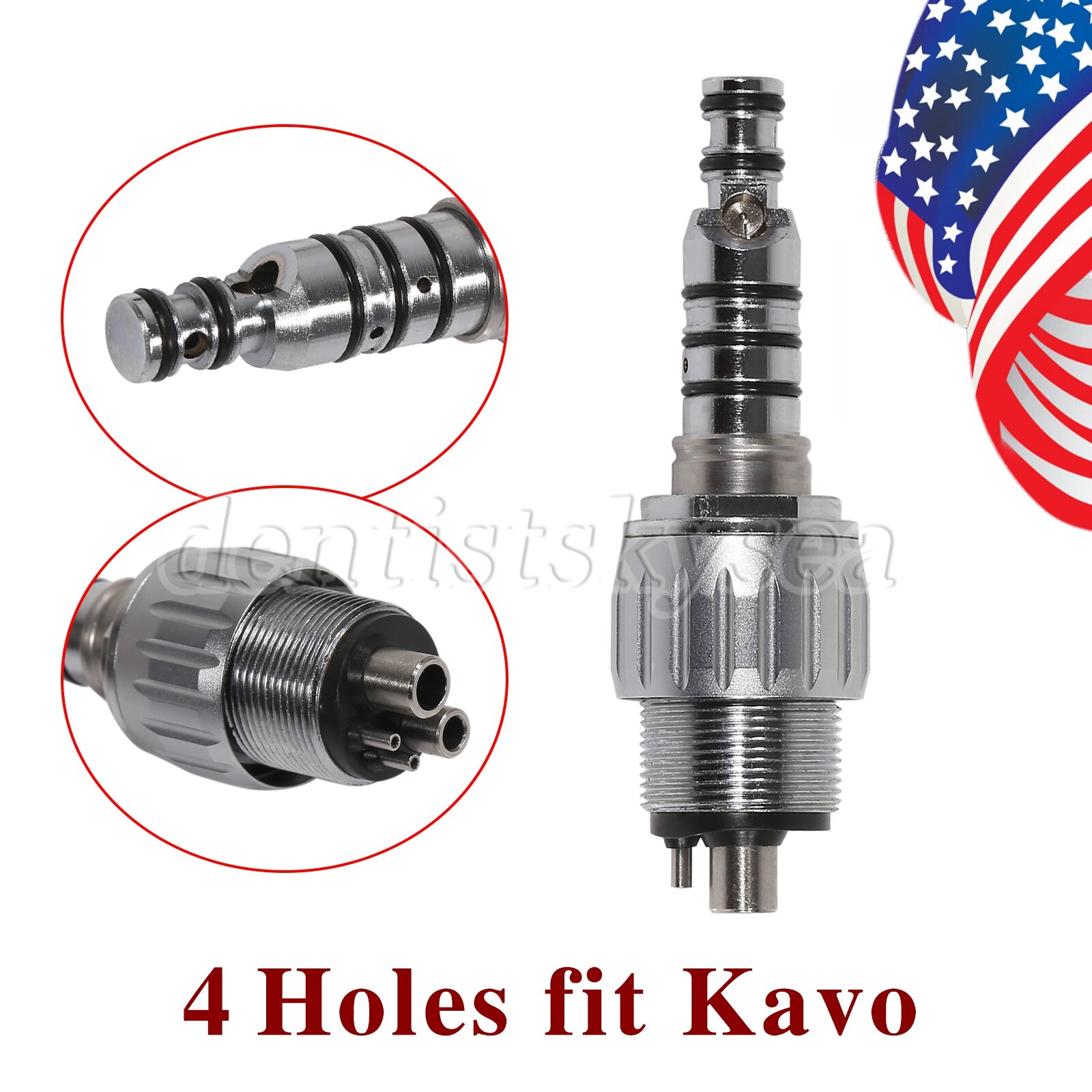 Dental KaVo MULTIflex Style Coupler 4 Hole High Speed Handpiece Quick Coupling