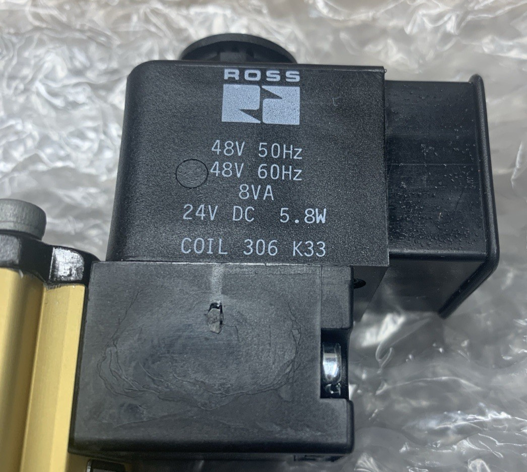 ROSS W6076B2407W SOLENOID VALVE 24 VDC
