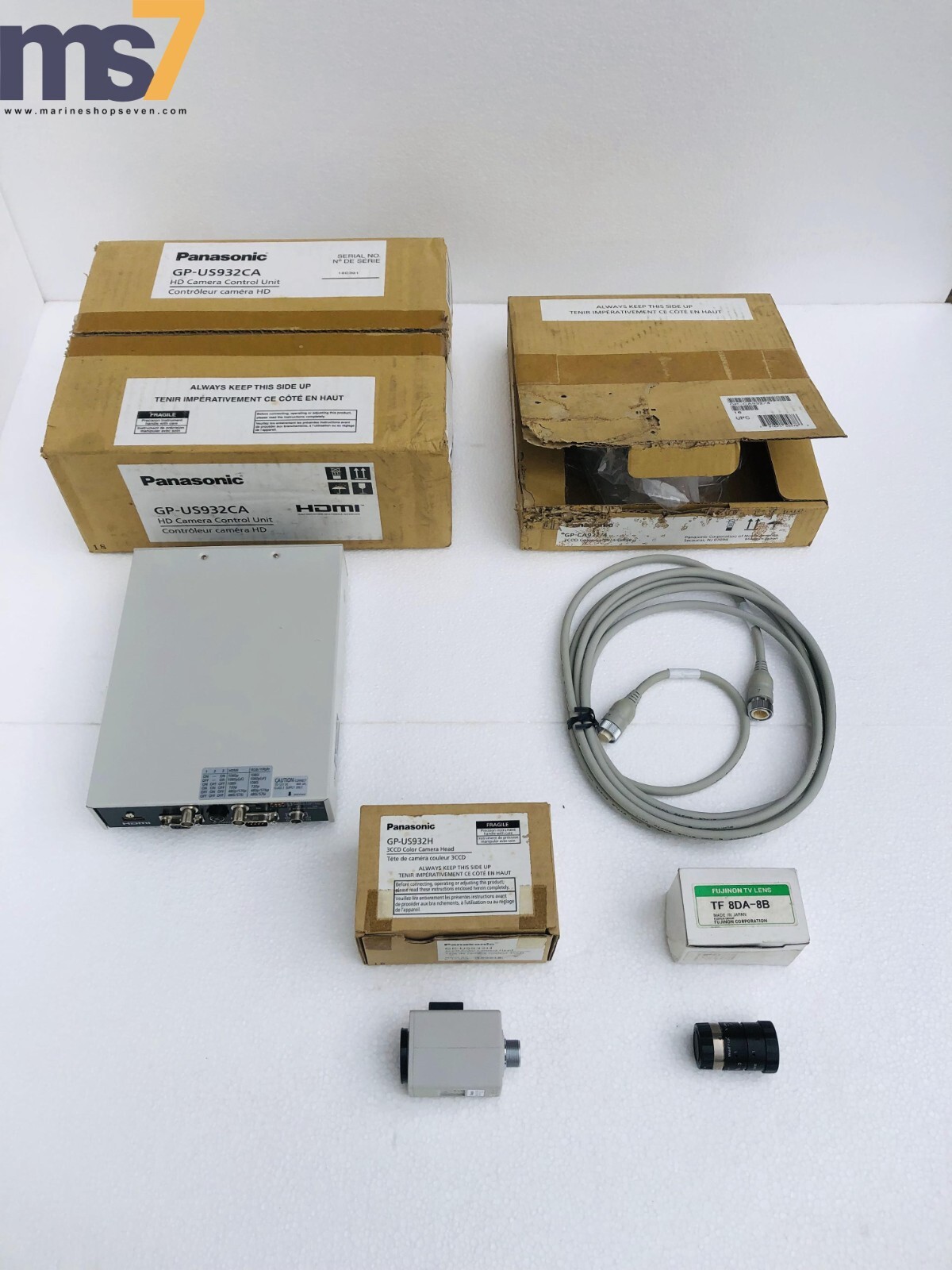PANASONIC GP-US932CA CAMERA CONTOL UNIT SET W/ GP-US932H COLOR CAMERA HEAD #NEW