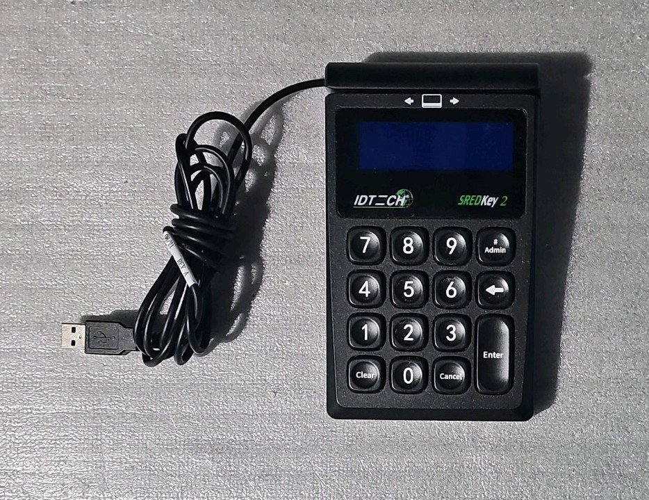 ID Tech SREDKey 2 with MSR USB HID Enhanced Format Key Pad IDSK2-535E