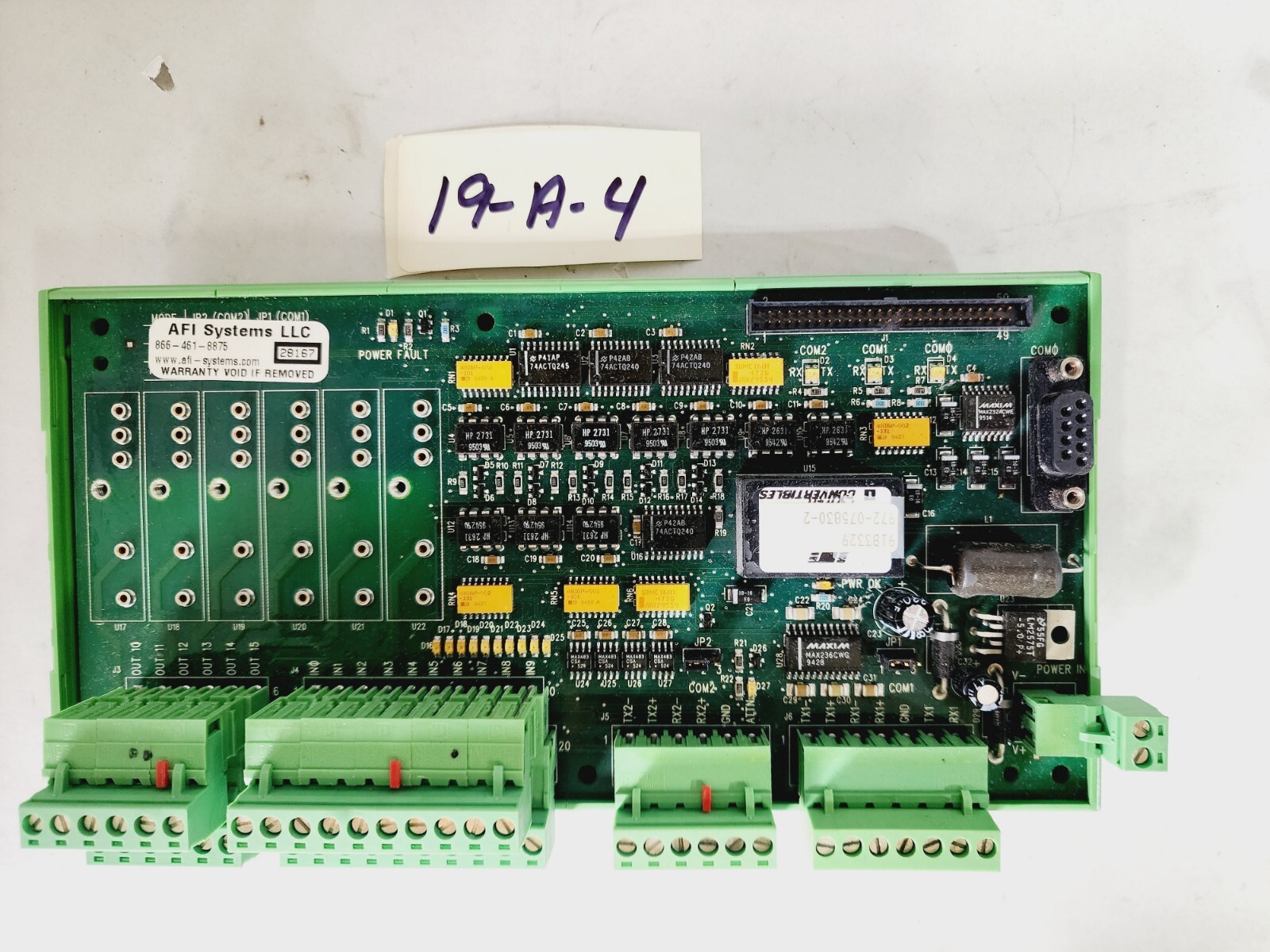 AFI Systems Marquip 9183329 Circuit Board