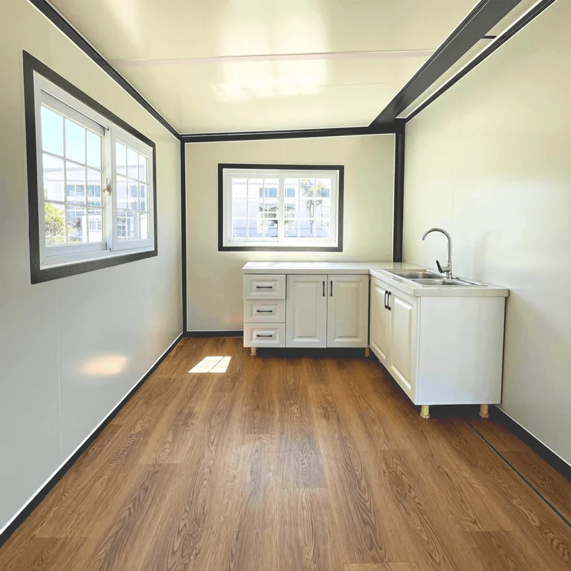 13x20ft Fast Installation Expandable Prefab House Mobile Office W/ Rain Shower