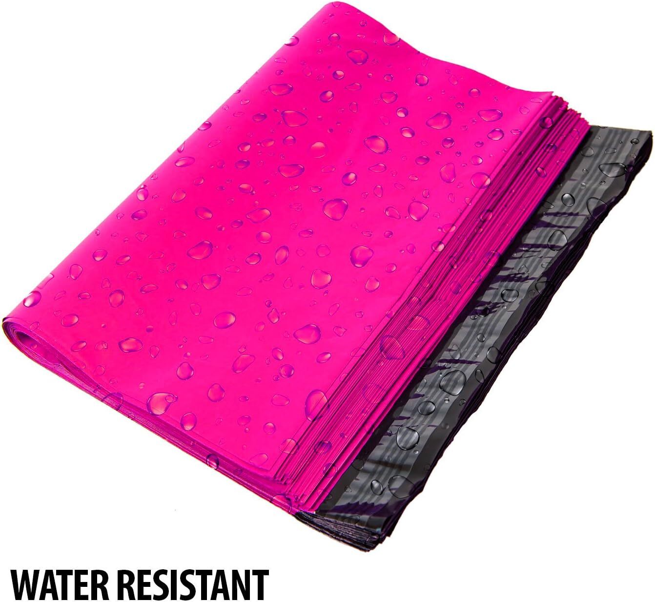 Hot Pink Color Poly Mailers Self Sealing Shipping Bags Plastic Mailing Envelopes
