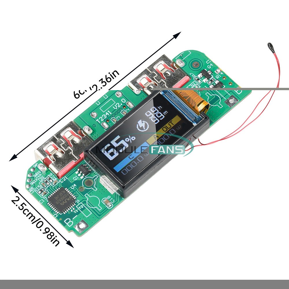 22.5W Power Bank Motherboard Module Fast Charging Mobile Power Circuit Board