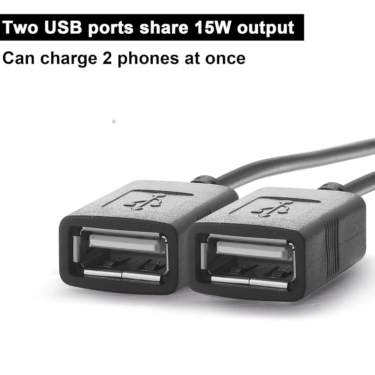 DC-DC 12V To 5V Converter Step Down Module USB Output Power Adapter