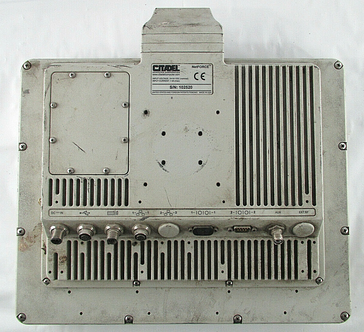 Citadel Netforce Rugged Industrial Computer Monitor Screen, For PARTS/ REPAIR