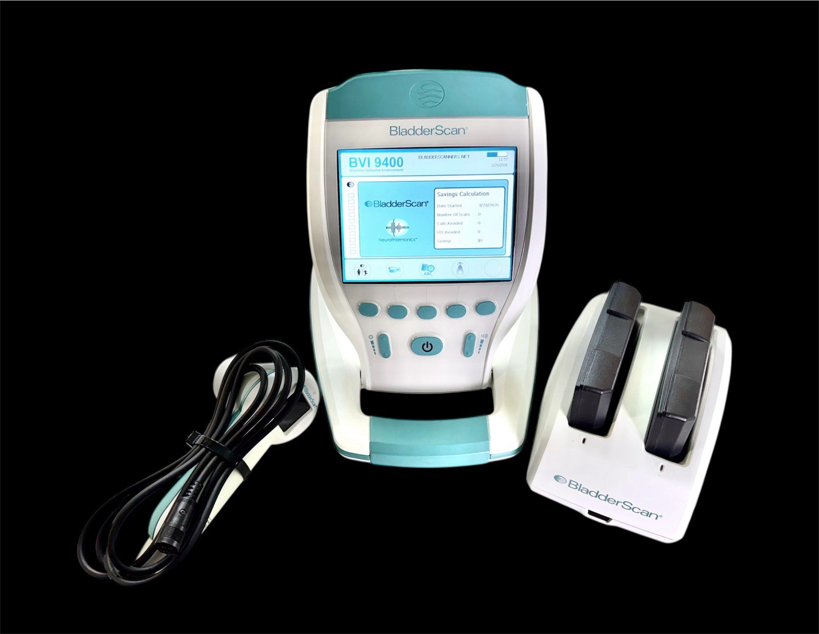 CERTIFIED REMAN VERATHON BVI-9400 BLADDER SCANNER 1 YEAR WARRANTY NEW BATTERIES