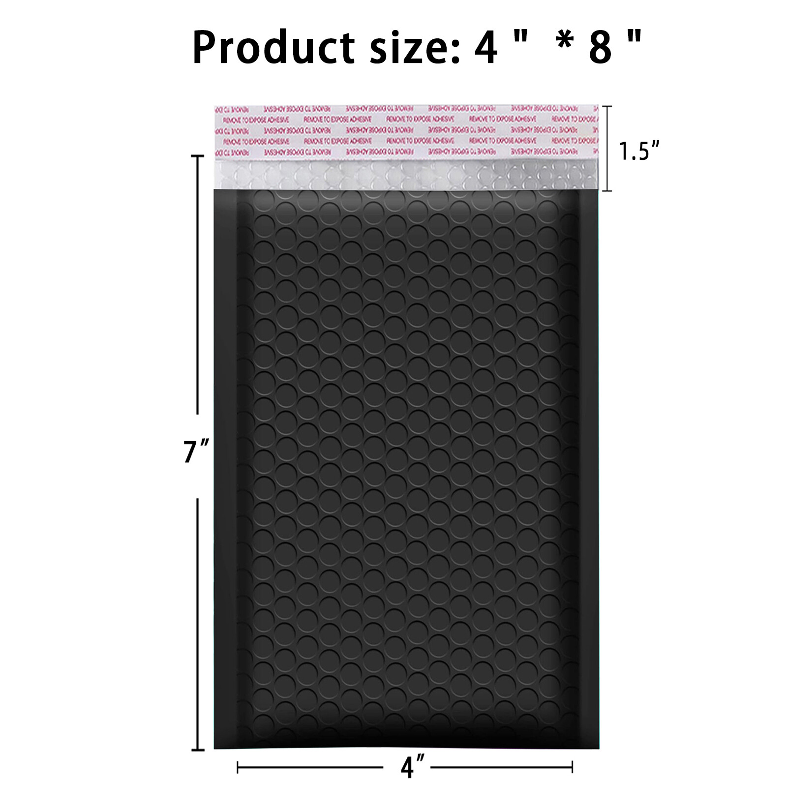 4×8（4×7） Poly Bubble Mailers Shipping Mailing Padded Bags Envelopes Self Seal