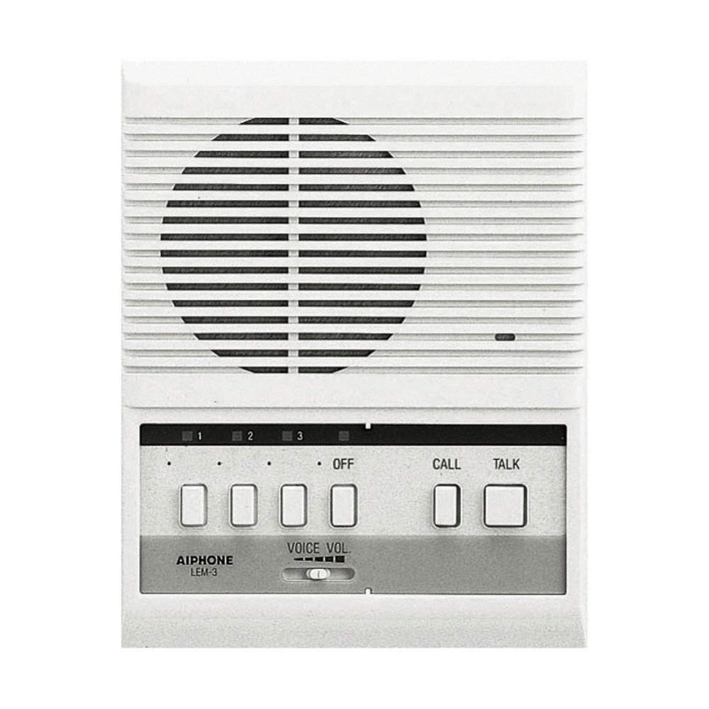 AIPHONE LEM-3 Call Audio Master Station,650 ft. 36TR74