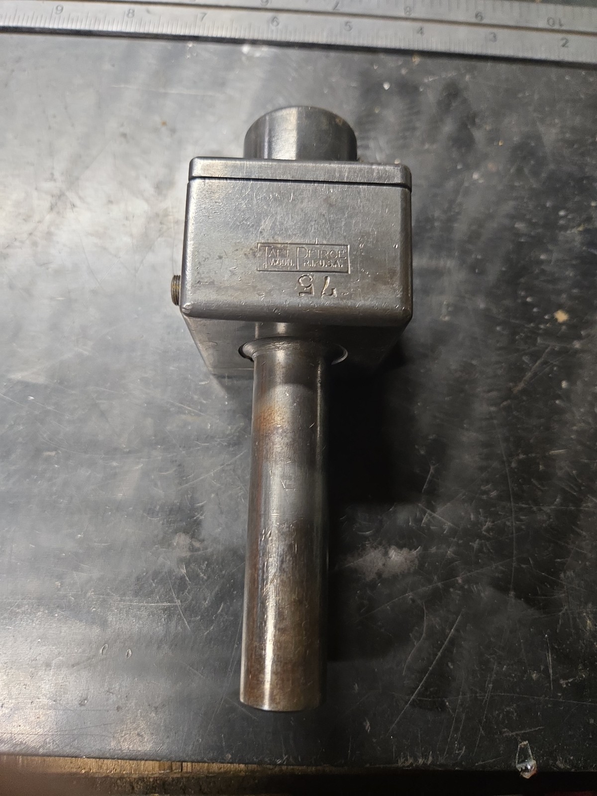 Vintage Taft-Peirce No. 75 Adjustable Boring Head Tool Holder Machinist USA