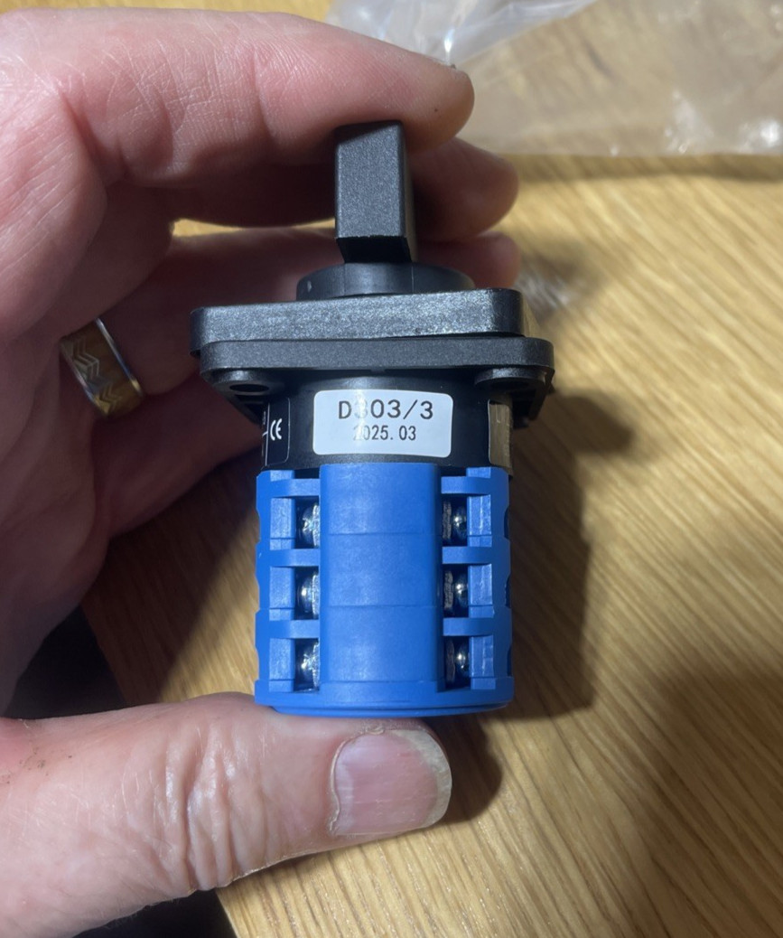 Grizzly Lathe FORWARD/REVERSE Switch SZW26-20/D303.3 660V 20A