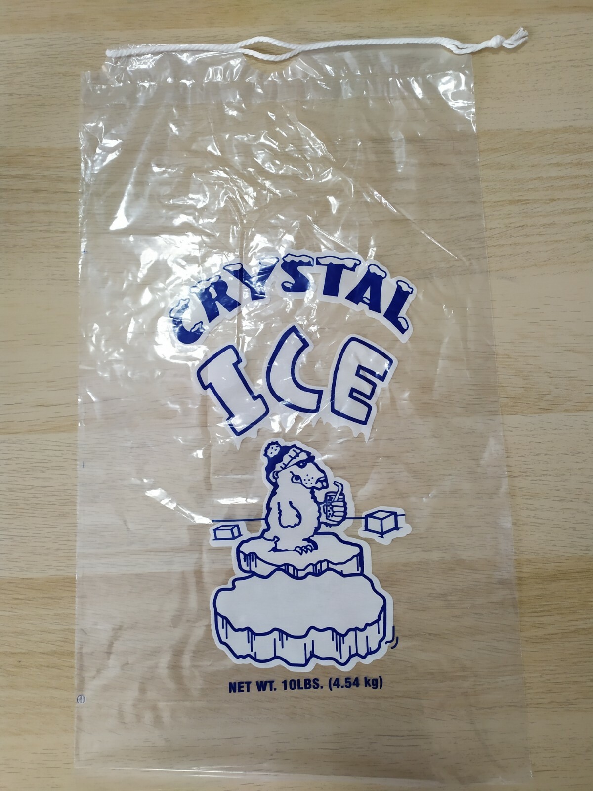 10 LB LBS Commercial Ice Bag Bags Drawstring 10/25/50/100/150/200/…/500/1000