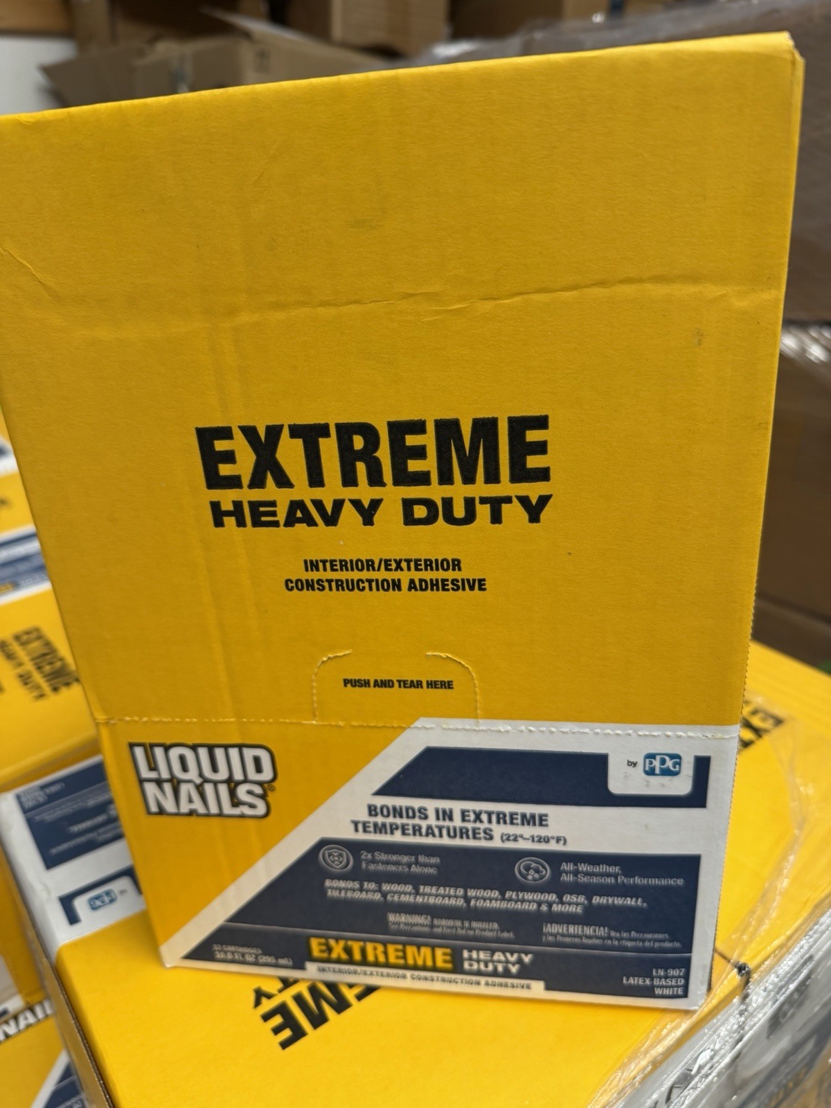 Liquid Nails Ln-907 Extreme Heavy Duty Construction Adhesive 10.0 Fl Oz (12 pack