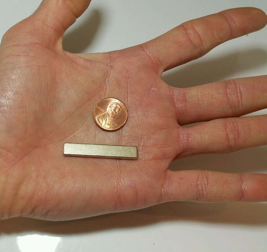 10 NEODYMIUM magnets 1-1/2″ × 1/4″ × 1/8″ Strong Rare Earth magnets. N52 Grade