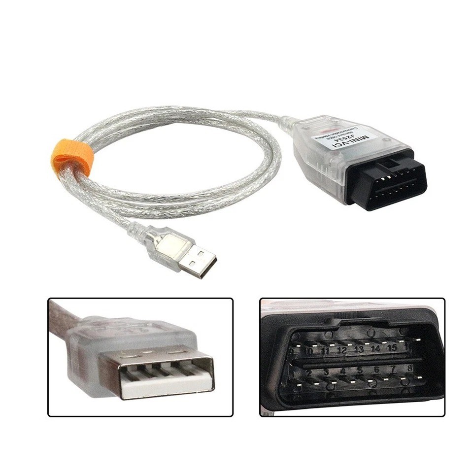 MINI VCI J2534 V18.00.012 For TOYOTA Diagnostic Cable TIS Techstream Car Scanner