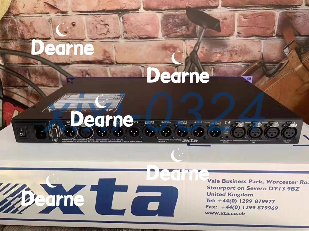 1 pcs XTA DP448 Audio processor with 4 inputs and 8 outputs DHL shipping