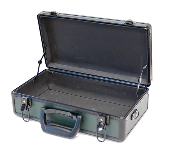mini ALUMINUM ATTACHE BRIEFCASE UTILITY CASE for WEAPON TOOL w SOLID foam FILLED