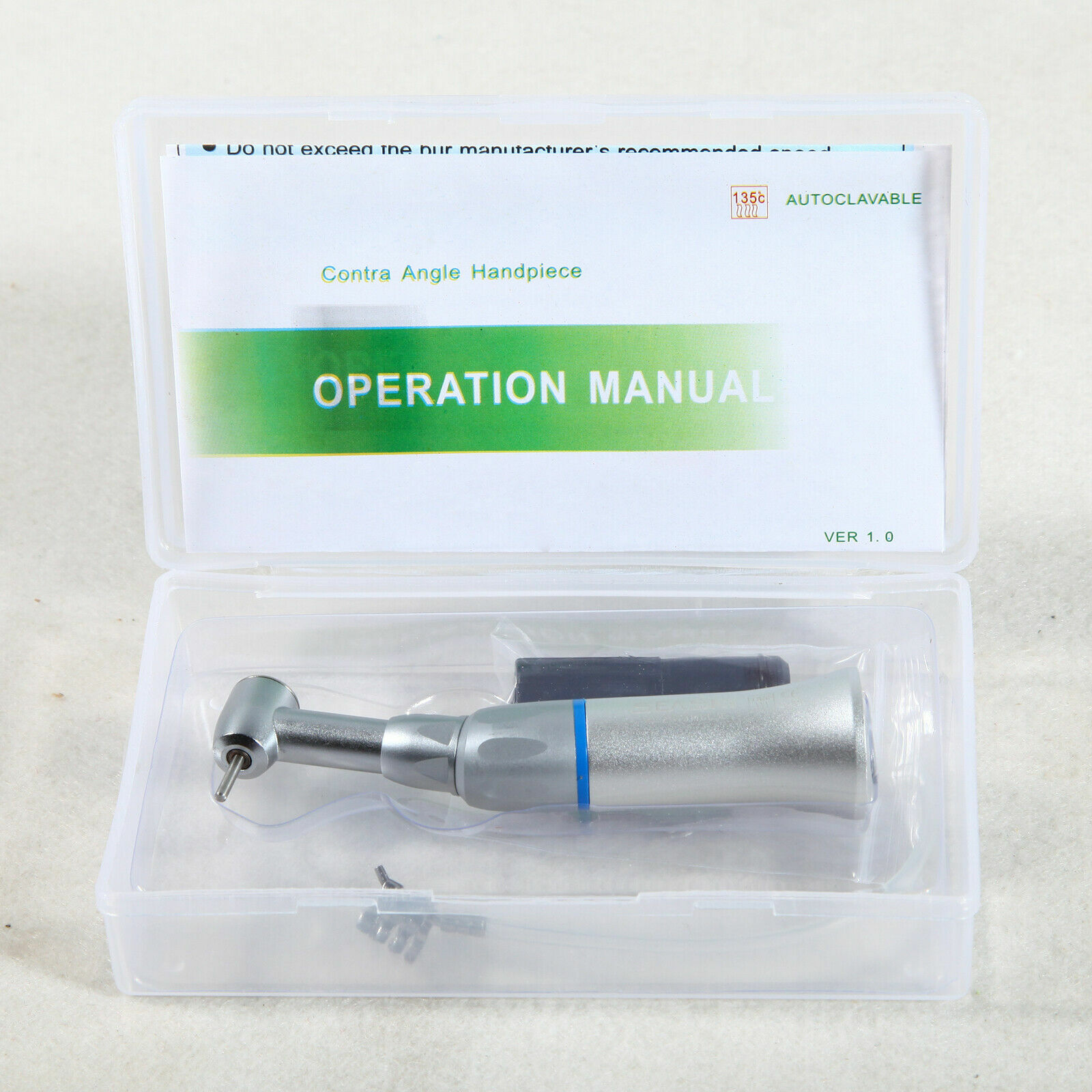 Dental Slow Speed Contra Angle Handpiece fit NSK 1.6mm Friction Grip E-type PAG