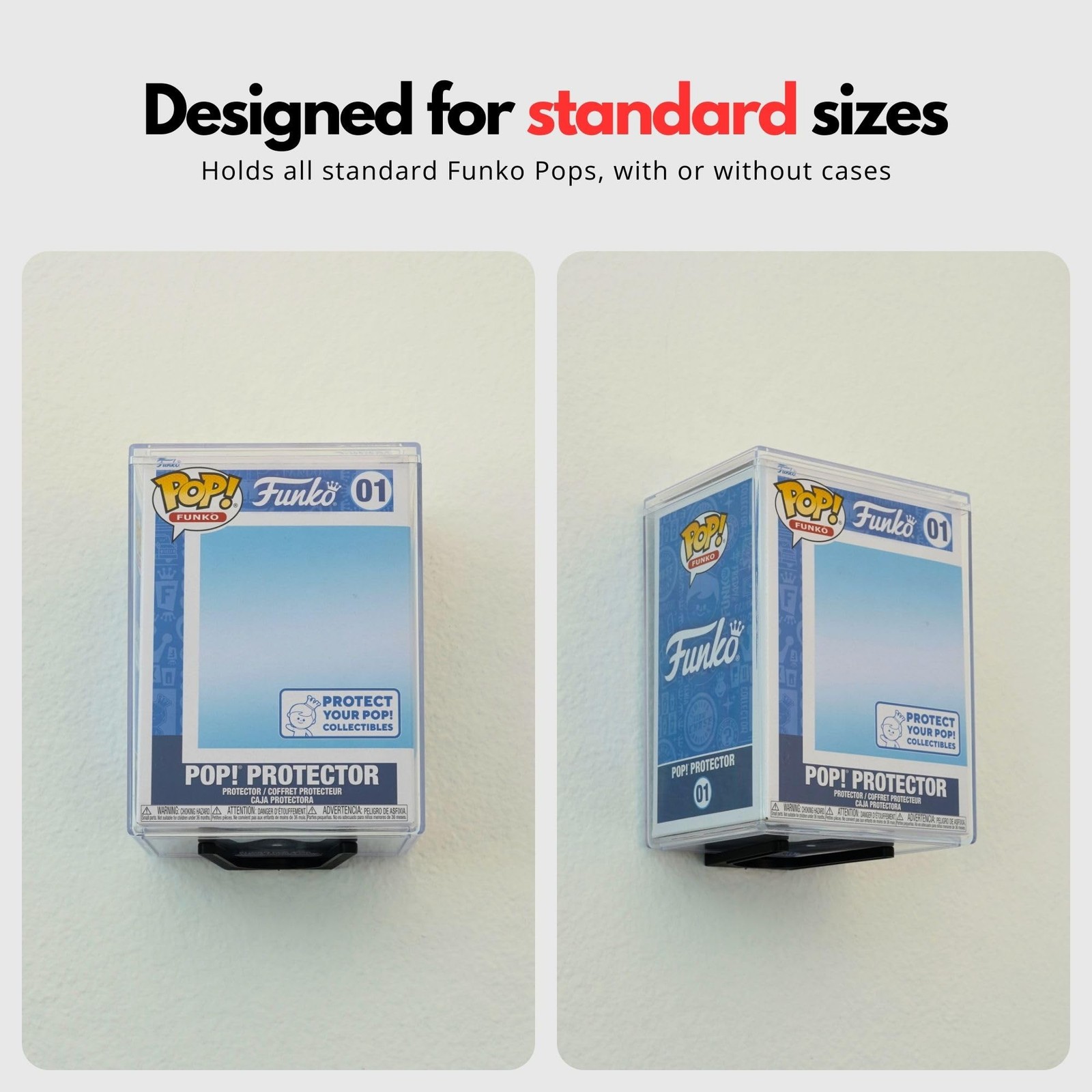 Adhesive Display Shelf for Funko Pop Boxes (16-Pack) – Clean Mount for Funko …