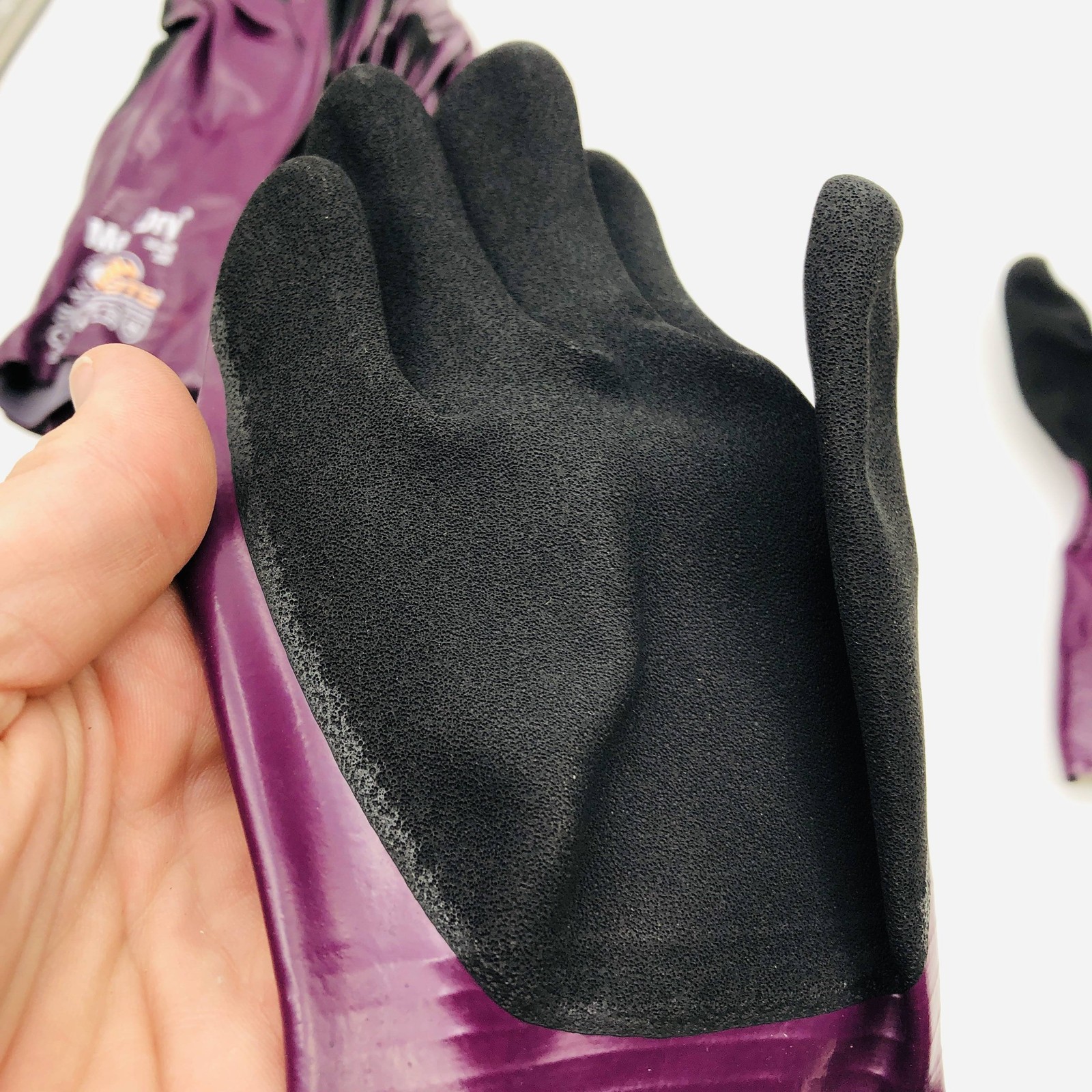 MaxiDry 56-426 Chemical Resistant Gloves Small 7 Nitrile Lightweight 12 Pairs