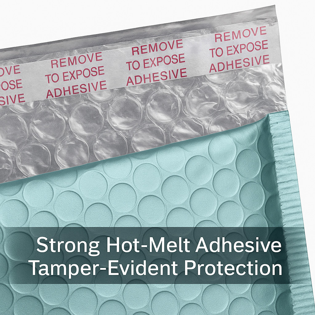 8.5×12 #2 Matte Metallic Bubble Mailers – Padded, Self-Seal, Waterproof, Durable