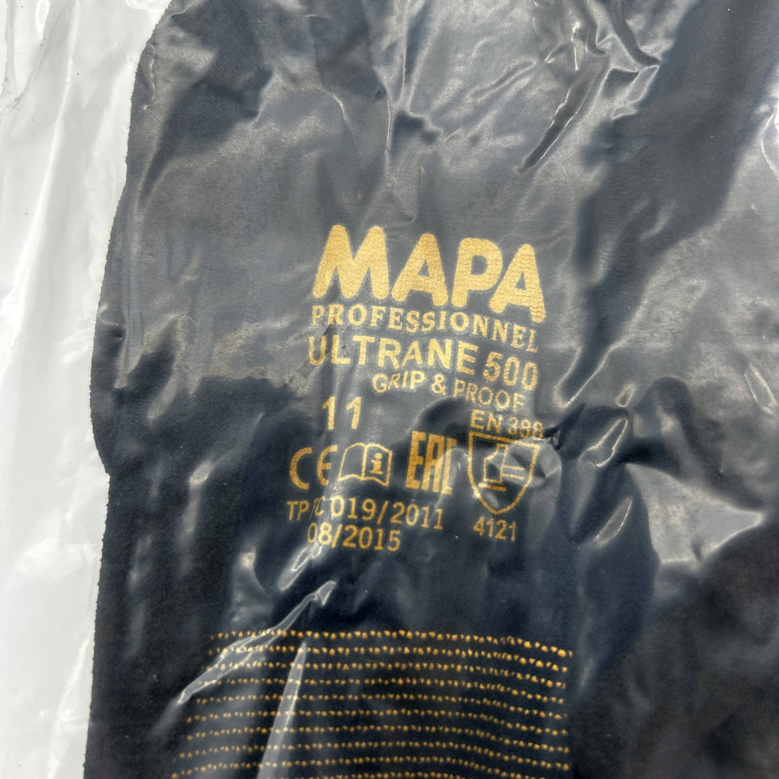 MAPA Ultrane 500 Cut Resistant Glove Sz 2XL 11.0 500411 Grip and Proof 6 Pairs