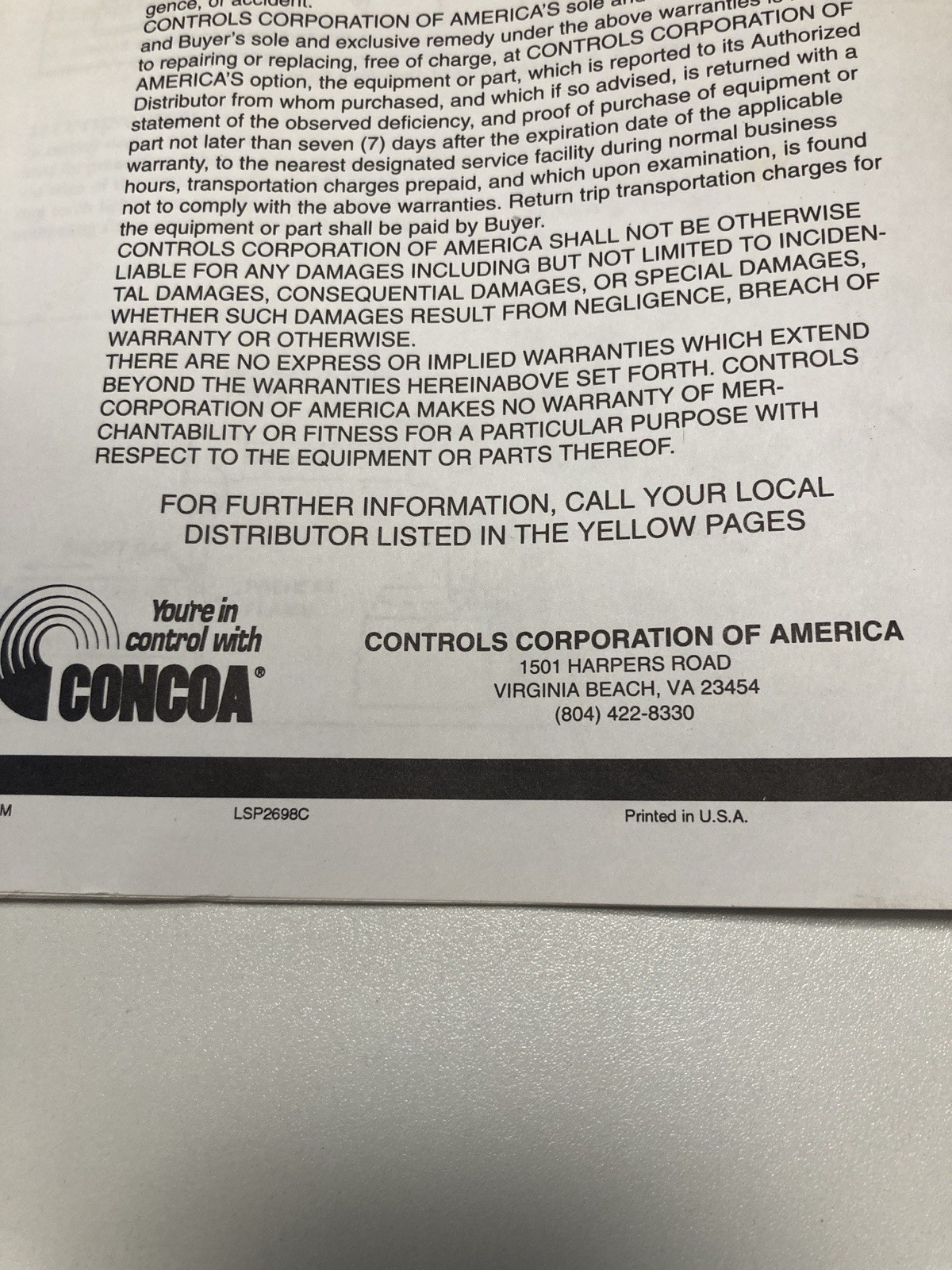 CONCOA Oxy-Fuel Welding Heating Cutting Process Manual ADI 1275M July 1993 Used