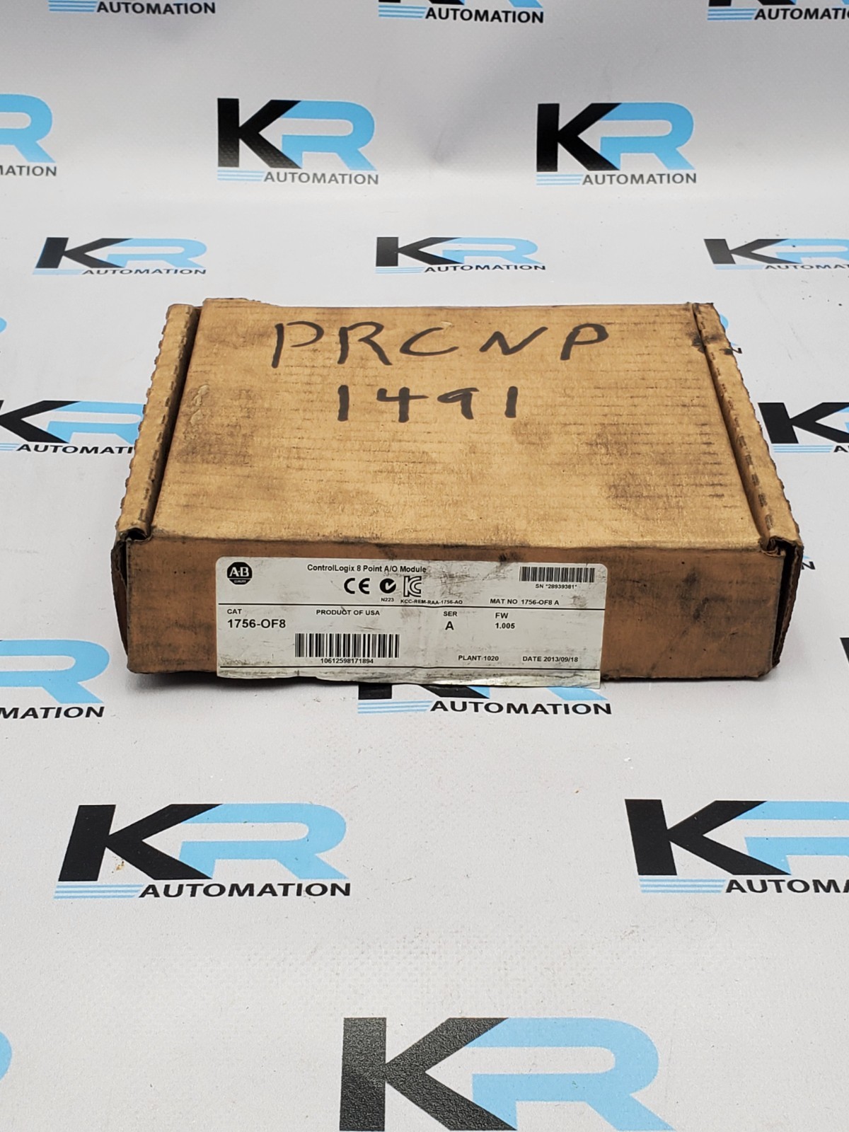 Surplus Pre-Owned Allen Bradley 1756-OF8 ControlLogix Analog Output