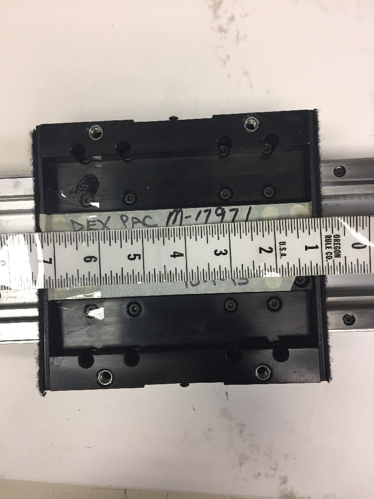 LINTECH BELT DRIVEN PRECISION SLIDE MODEL # 204491 REV.”C”WARRANTY*