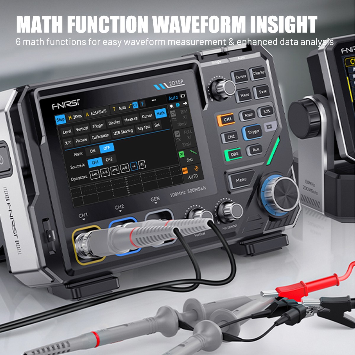 FNIRSI-2D15P Digital Multimeter Oscilloscope Signal Generator Duan Channel 100M/