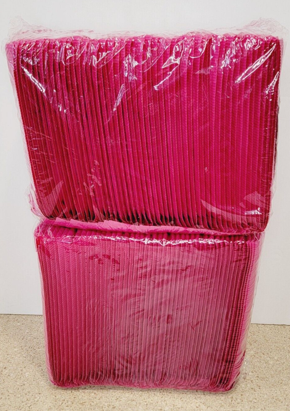 100 Hot Pink 4×7 Poly Bubble Mailer Padded Envelope Shipping Bag #000 – Sealed