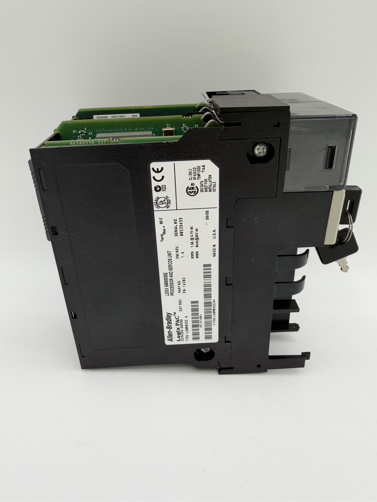 Rockwell Automation Allen Bradley Logix PAC 1256-L60M03SE Processor and SERCOS