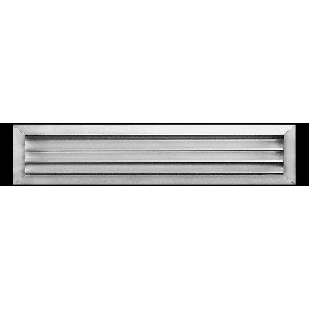 HVAC 36″W x 6″H Aluminum Gable Louver Vent Exterior Wall Crawlspace Screen.
