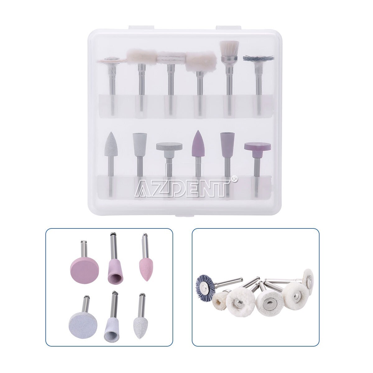 Dental Composite Finishing Polishing Brushes Silicone Polishers RA 2.35mm USA